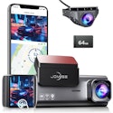 Jomise J6 4K Front and Rear Dash Cam for $50 + free shipping