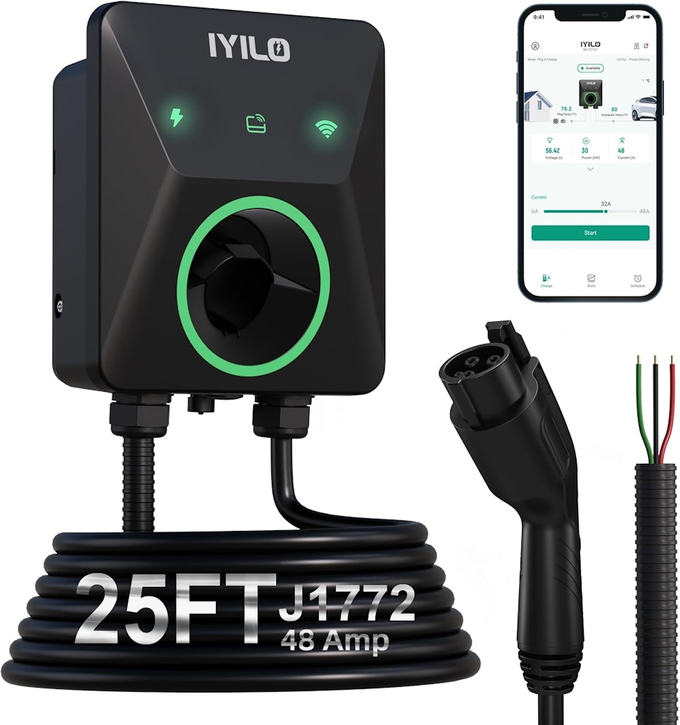 Iyilo 48A Electric Car Charger : $183.59