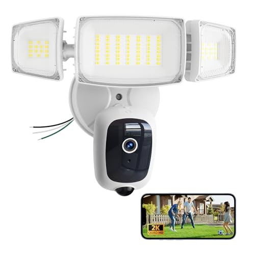 Olafus 55W 2K QHD Outdoor Floodlight & Security Camera: $30 w/ Prime