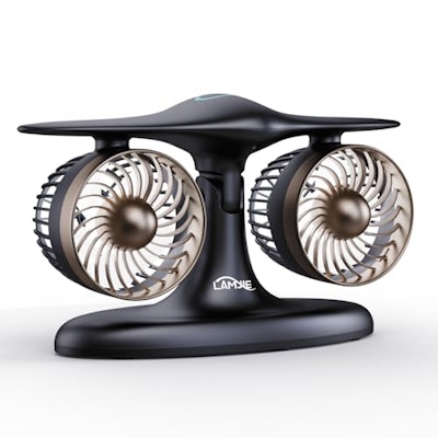 Lamjie Jet Engine Desk Fan for $23 + free shipping w/ Prime