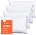 Ultra Soft Pillow Protectors 4-Count for $9 + free shipping w/ Prime
