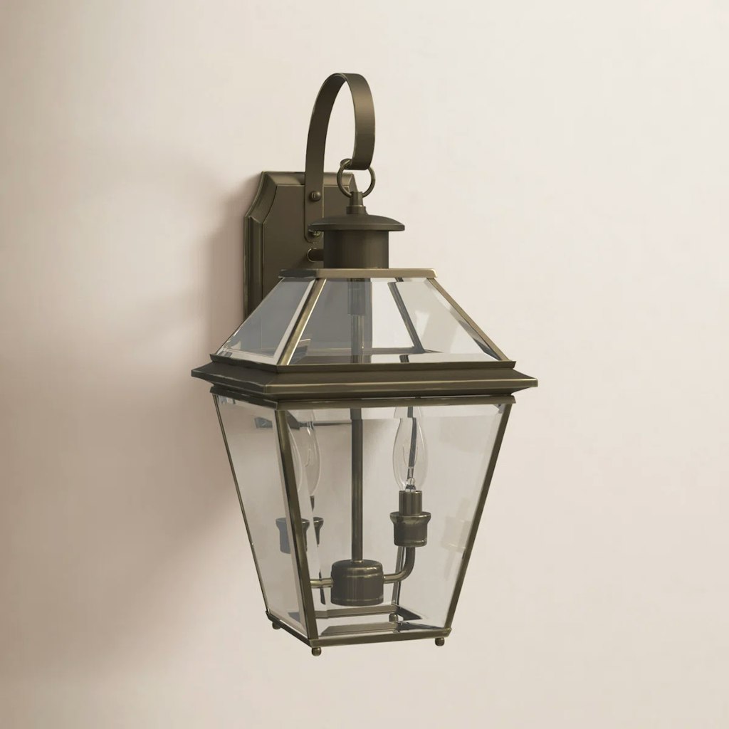 Calais 2 Light Empire Outdoor Wall Light Birch Lane Promo: $126 off + an extra 10% off