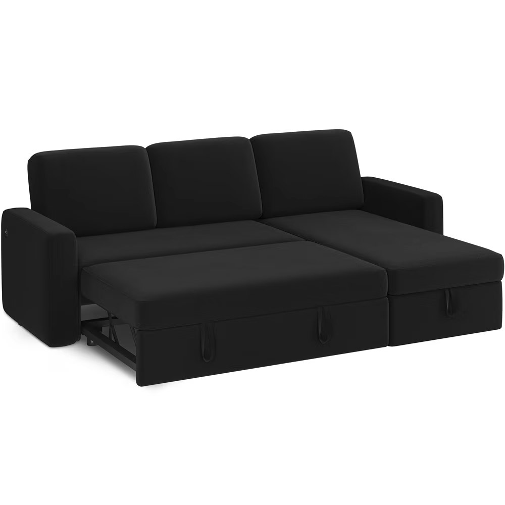 Alden Design Reversible Sectional Sofa: $317