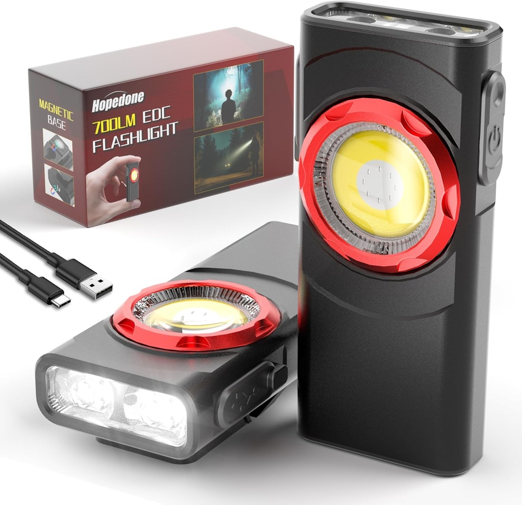 Hopedone Rechargeable Clip-On Light: $7.99