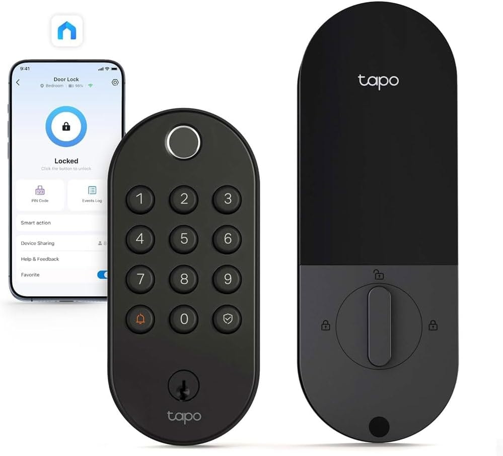 Tapo Smart Deadbolt Door Lock w/ Fingerprint: $80