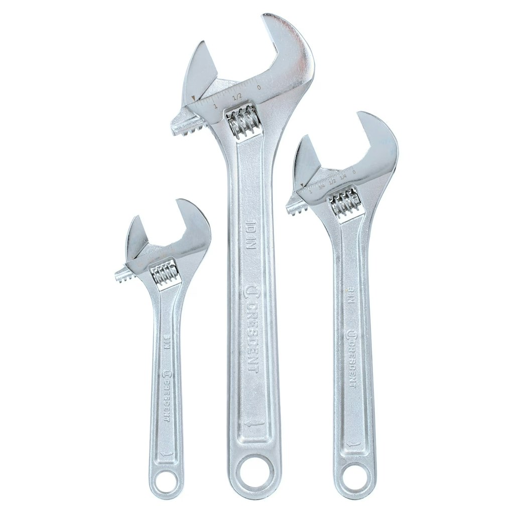 Crescent Tools 3-Piece Adjustable Wrench Set: $43
