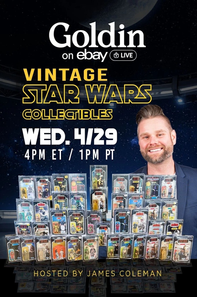 Vintage Star Wars Collectibles on eBay Live: Deals from $1, from 4pm