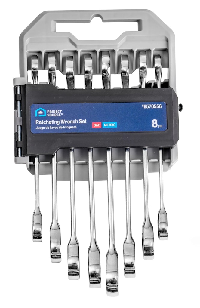 Project Source 8-Piece SAE Ratcheting Wrench Set: $19.98