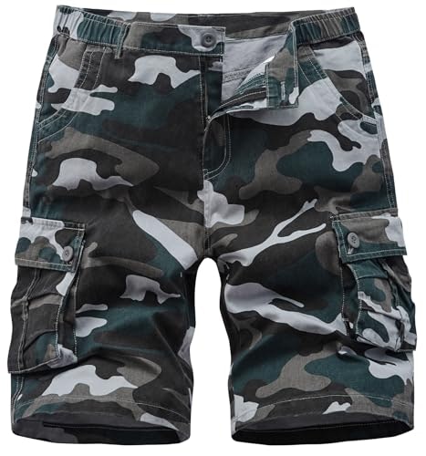 Vcansion Men's Cotton Cargo Shorts: $11.98