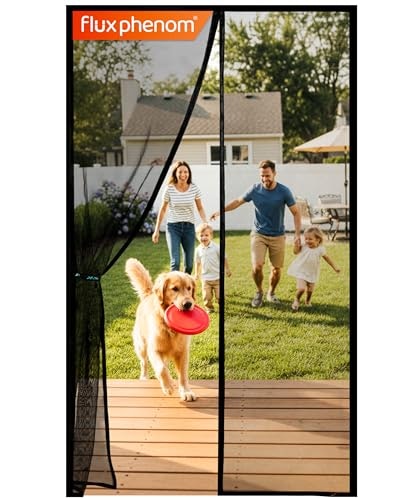 Flux Phenom 38 x 82" Magnetic Screen Door: $18.97