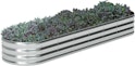 Zizin Galvanized 8x2x1-Foot Raised Outdoor Planter Box for $25 + free shipping