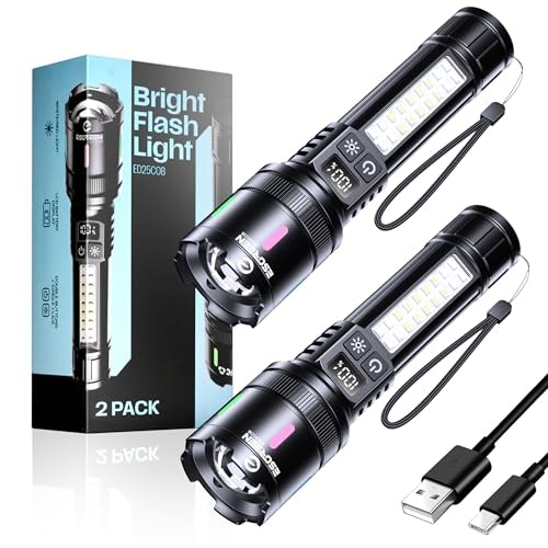 Esgreen LED Rechargeable Flashlights 2-Pack: $11.96 Esgreen LED Rechargeable Flashlights 2-Pack: $11.96