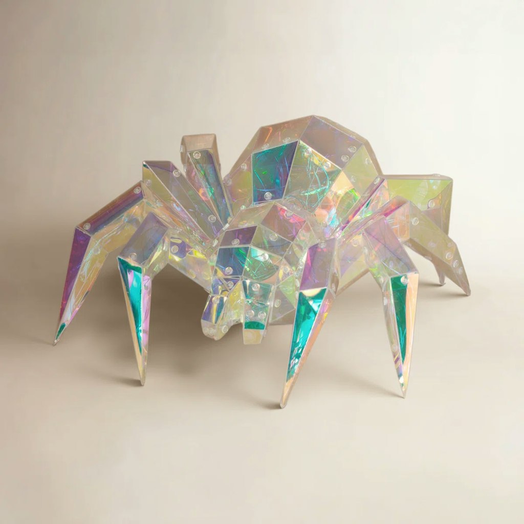 Spooky 14" USB Lighted Halloween Holographic Hanging Spider w/ Remote Promo at AllModern: $46 + extra 10% off Spooky 14" USB Lighted Halloween Holographic Hanging Spider w/ Remote Promo at AllModern: $46 + extra 10% off