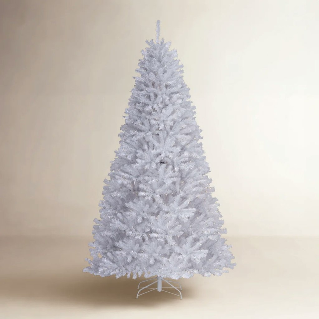 The Holiday Aisle North Valley White Spruce Tree Promo with Clear Lights at AllModern: $413 + extra 10% off