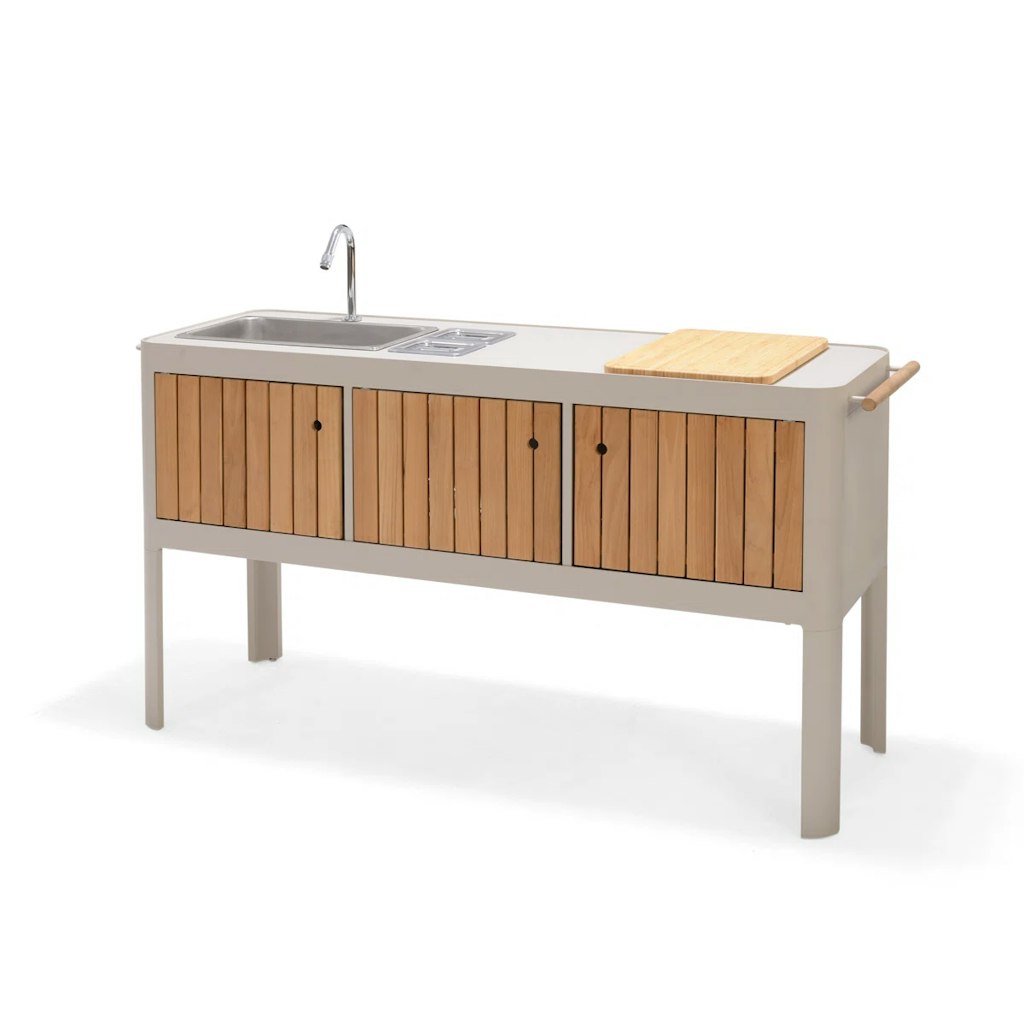 Teak And Aluminum Outdoor Kitchen Promo at AllModern: $949 + extra 10% off Teak And Aluminum Outdoor Kitchen Promo at AllModern: $949 + extra 10% off