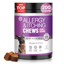 Dog Allergy Chews for Itching Relief 200-Count for $23 + free shipping w/ Prime