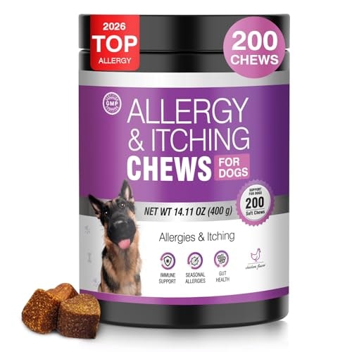 Dog Allergy Chews for Itching Relief 200-Count: $23.19