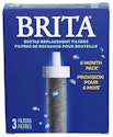Brita Water Bottle Replacement Filters 3-Pack for $5 + free shipping w/ Prime