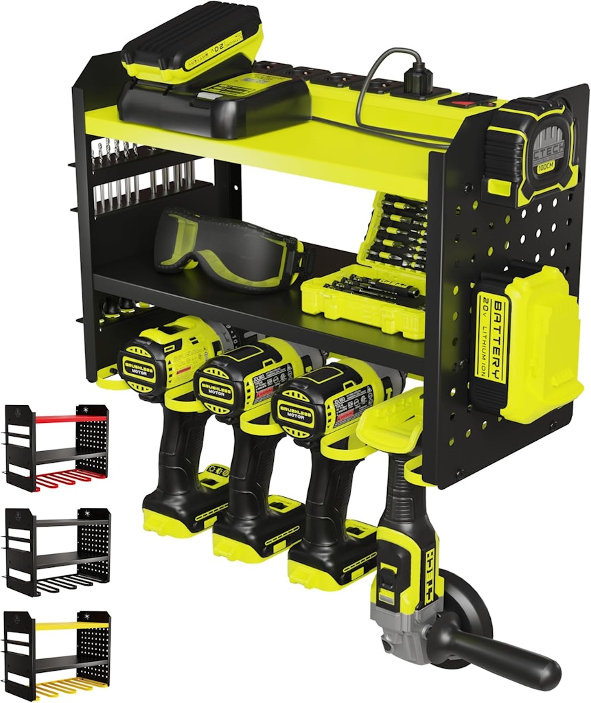 BuiltStrong Heavy-Duty Tool Storage Rack: $29.99