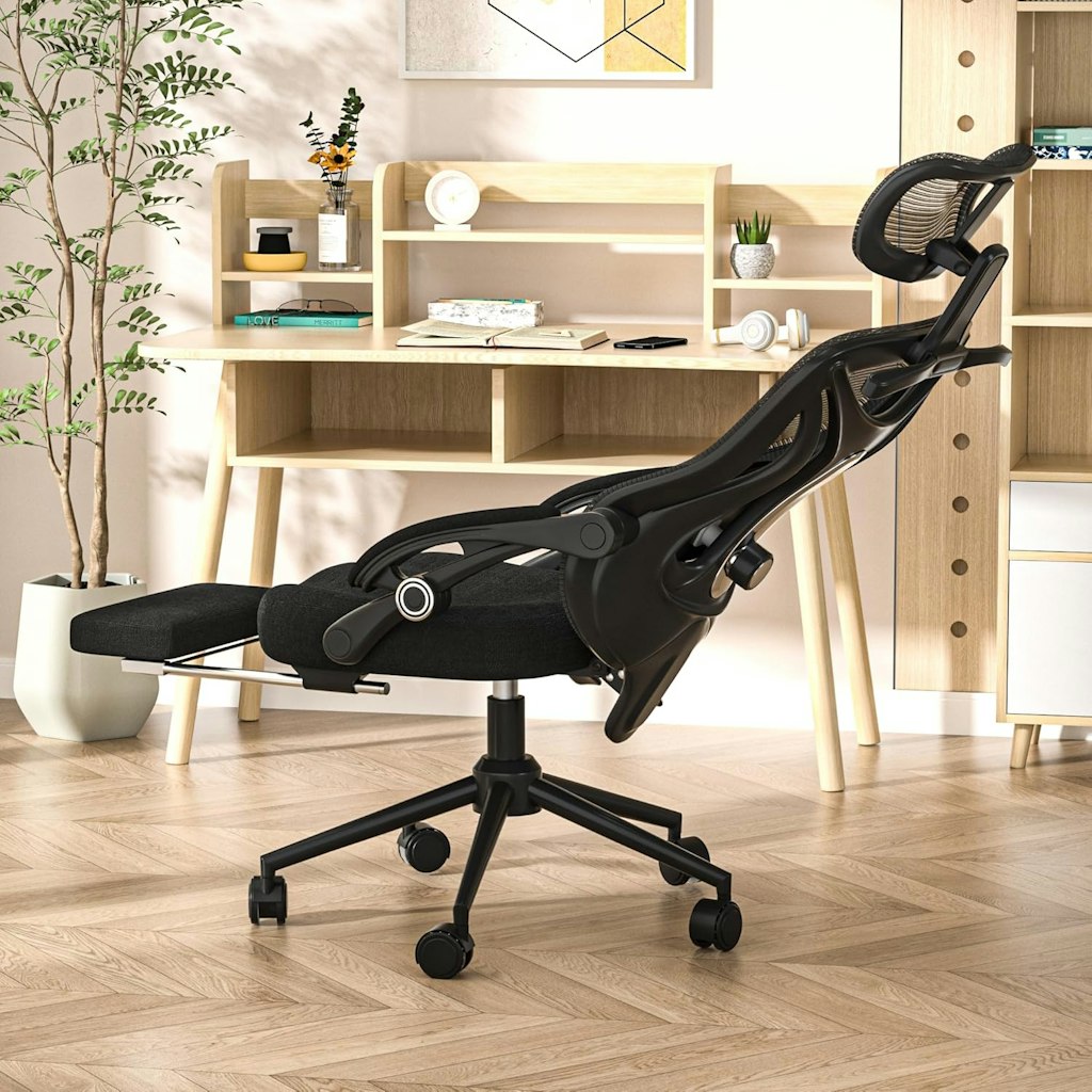 Cykov Ergonomic Chair with Footrest: $143.65
