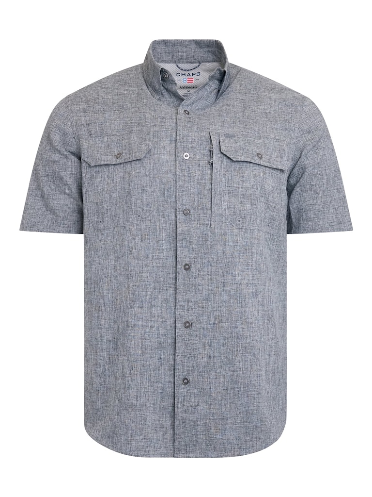 Chaps Men's Tech Chambray Shirt: $8.78