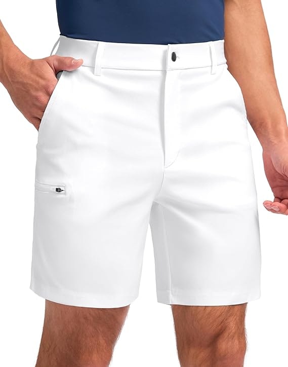 Pudolla Men's Casual Shorts Golf Shorts: $14.49