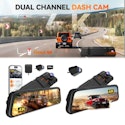 Wolfbox 10" Front and Rear Dash Cameras for $64 + free shipping