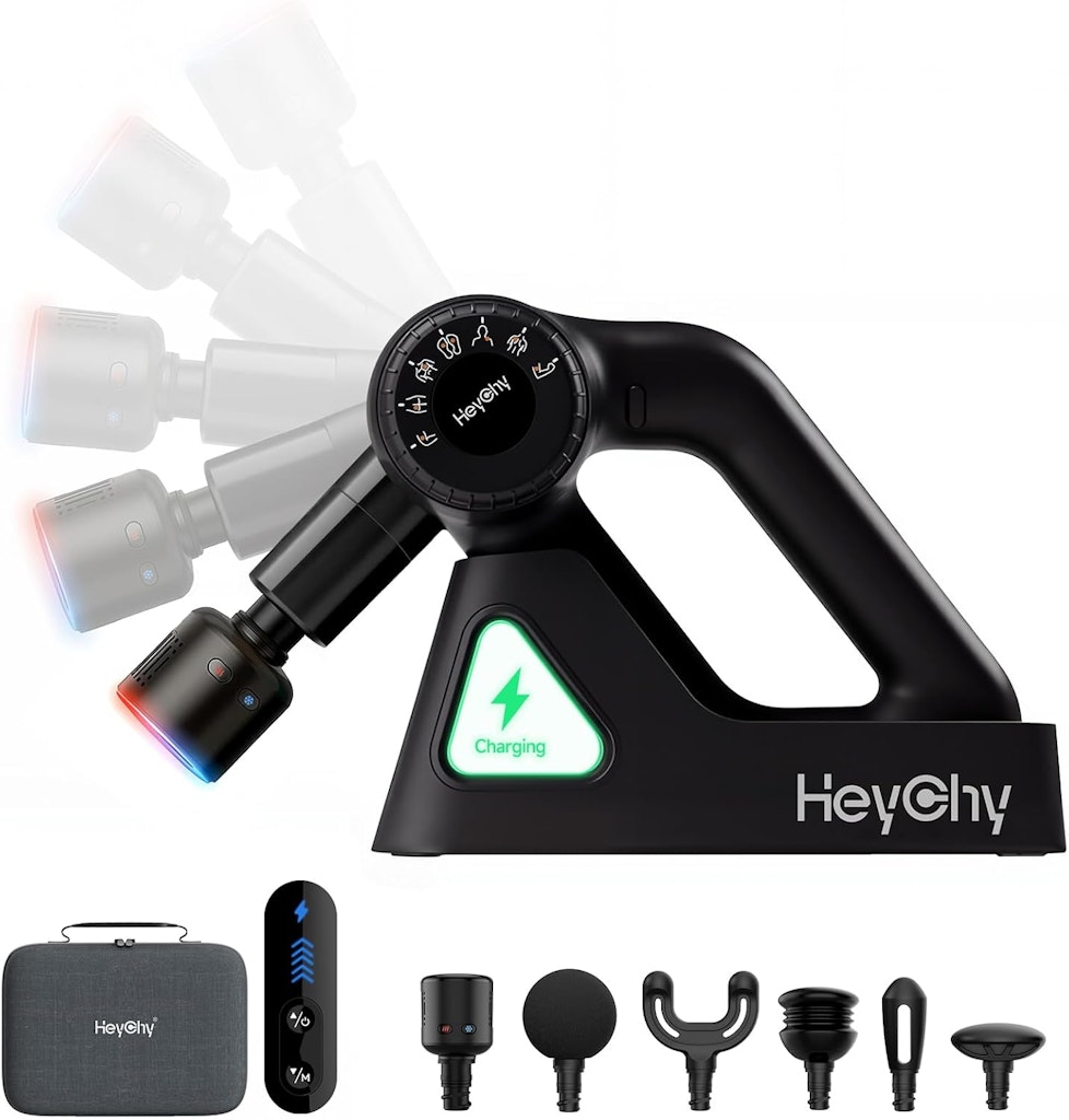 Heychy Percussion Massage Gun: $151.99