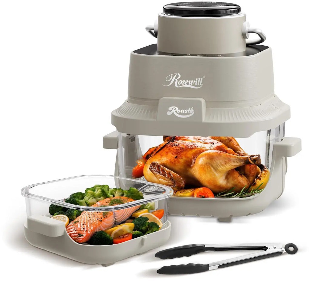 Rosewill 8-in-1 Portable Glass Air Fryer: $80