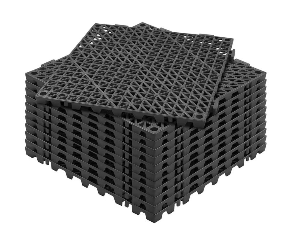 SucceBuy 12"x12" Interlocking Tile 12-Pack: $19.54