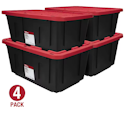 27-Gallon Storage Bin 4-Pack for $36 + free shipping