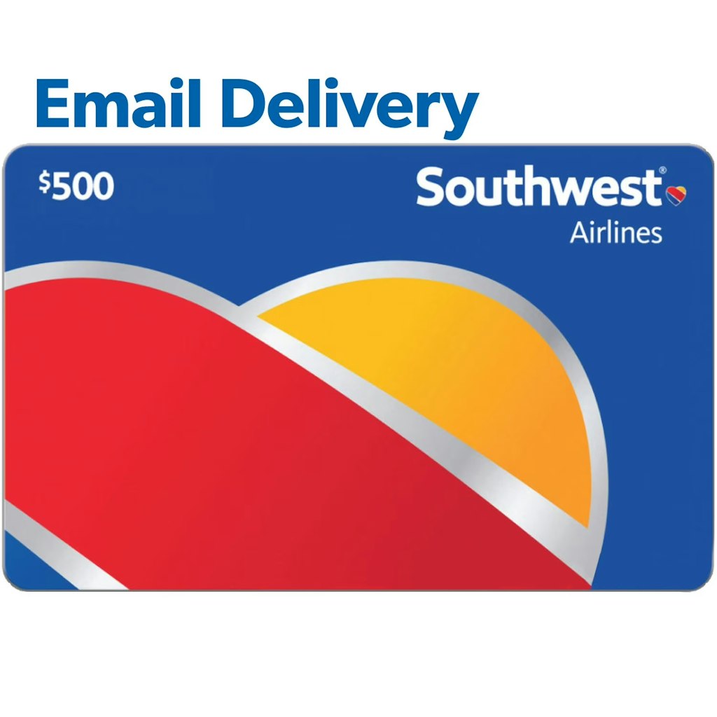 $500 Southwest Airlines Gift Card: $450 for members