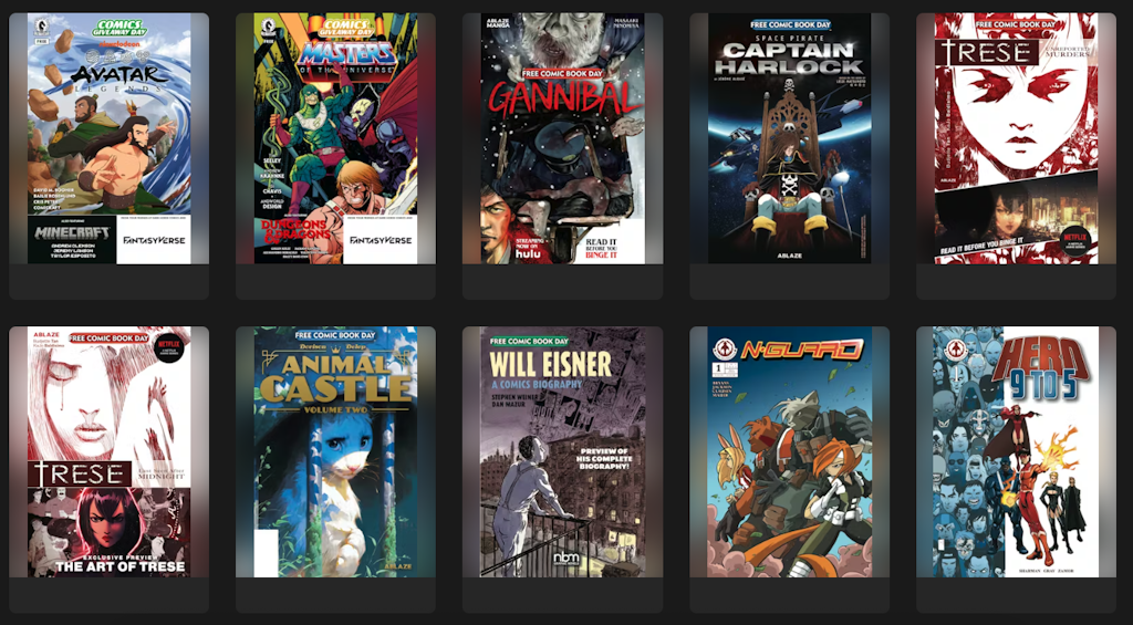 Fanatical Comic Book Day Bundle: 10 Comics for Free