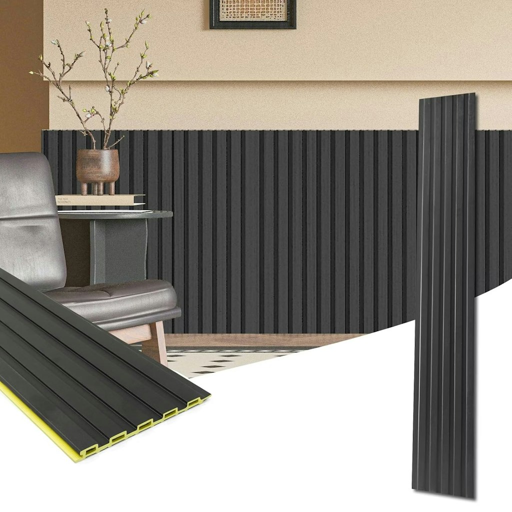 Art3d 48" x 6" WPC Wainscoting Panels 16-Pack: $89.99