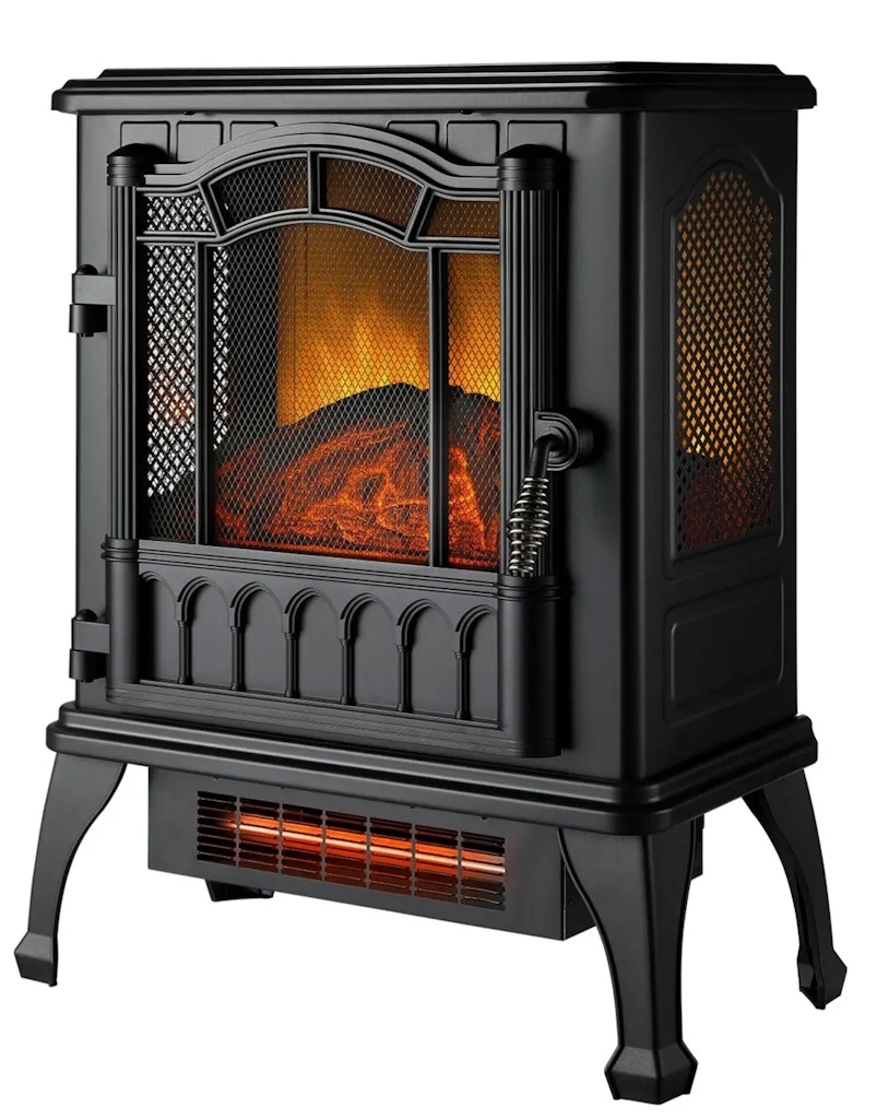 Open-box Mainstays 2-Setting 3D Electric Stove Heater: $21