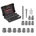 KFFKFF 16-Piece Impact Bolt and Nut Remover Set for $14 + free shipping w/ $35