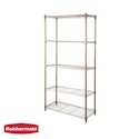 Rubbermaid 5-Tier Heavy Duty Wire Shelving Unit for $35 + free shipping