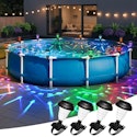 Solar Powered Waterproof RGB Color Changing Light 4-Pack for $9 w/ Prime + free shipping
