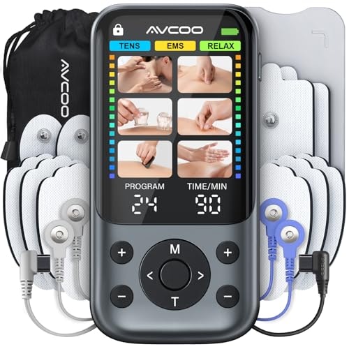 Avcoo 3-in-1 TENS Unit Muscle Stimulator: $19.79