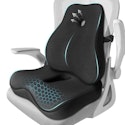 Memory Foam Coccyx Seat Cushion and Lumbar Support Pillow for $34 + free shipping w/ Prime