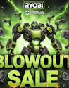Ryobi Tools on eBay Live for Deals from $1, from 1pm + $4.99 s&h