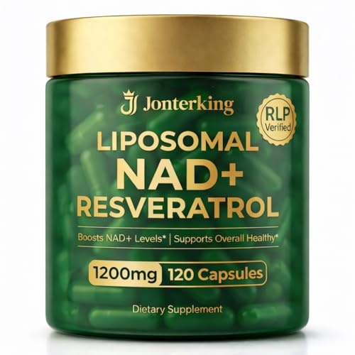 NAD+ Nicotinamide Riboside with Resveratrol 1200mg 120-Capsules: $19.69