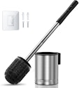 Compact Toilet Bowl Brush Set for $6 + free shipping w/ Prime