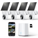 SV3C 2K Dual-Lens Solar Wireless Outdoor Security Camera System 4-Pack for $225 + free shipping