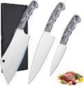 Topfeel 3-Piece Stainless Steel Chef Knife Set for $40 + free shipping