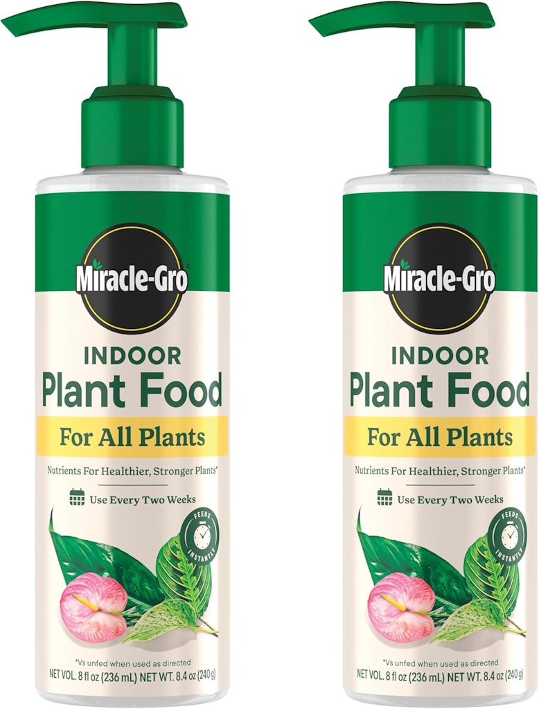 Miracle-Gro Indoor Plant Food 8-oz. 2-Pack: $9