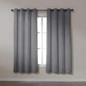 Amazon Basics Grey Chenille Curtains 42" x 72" 2-Panel Set for $11 + free shipping w/ Prime
