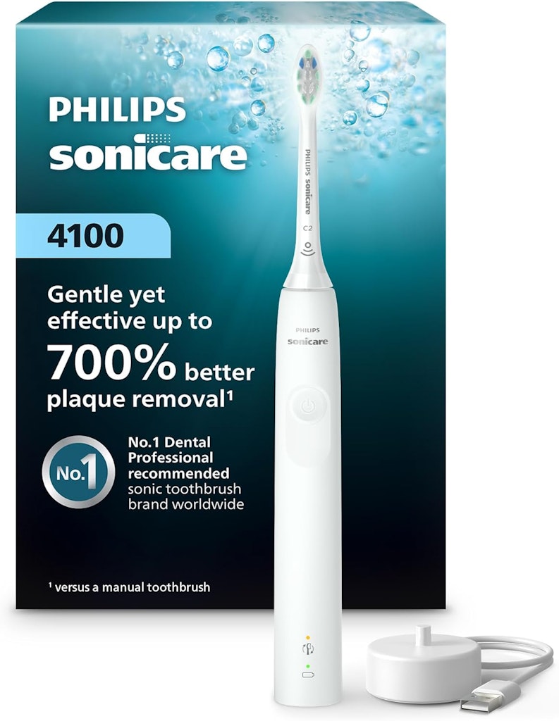 Philips Sonicare 4100 Rechargeable Power Toothbrush: $34