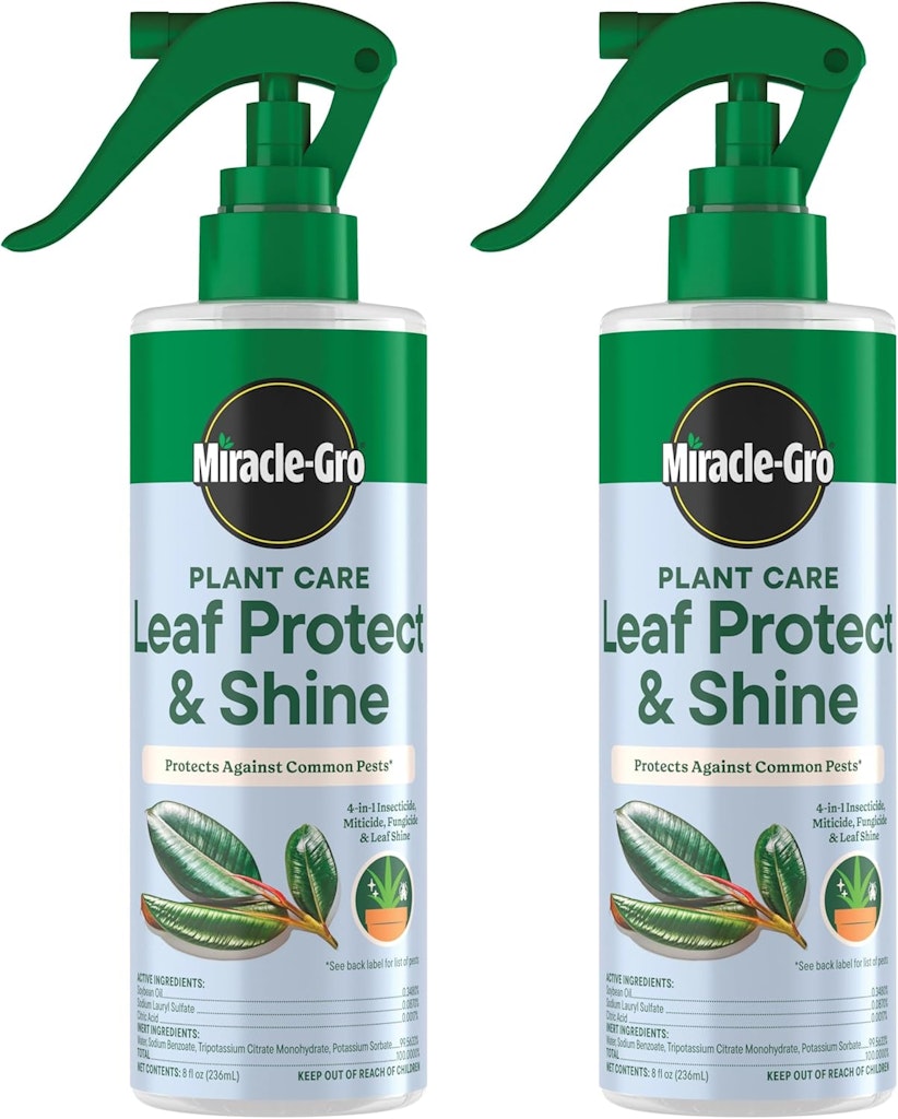 Miracle-Gro Plant Care Leaf Protect & Shine 8-oz. Bottle 2-Pack: $14