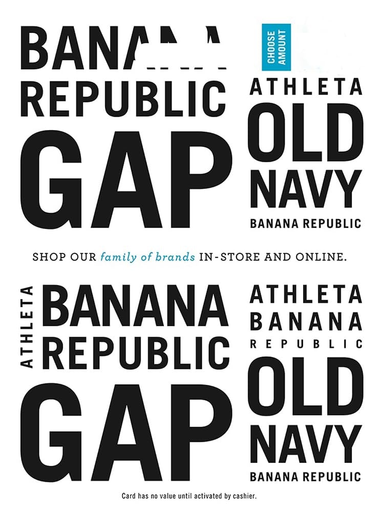 $50 Gap Gift Card: $40